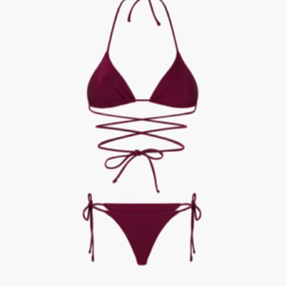 Tropic of C Praia Triangle Bikini Set (Small)
